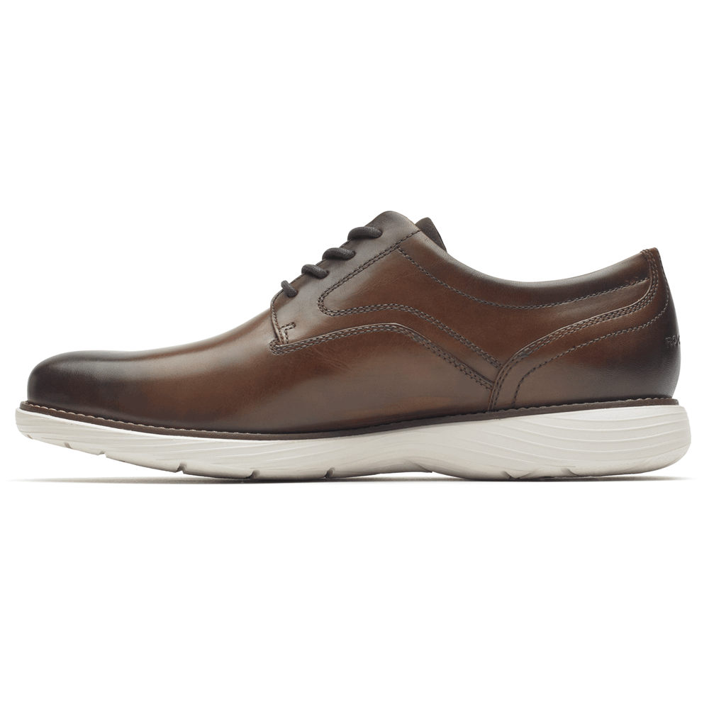 Rockport Oxfords For Mens Brown - Garett Plain Toe - UE5210783